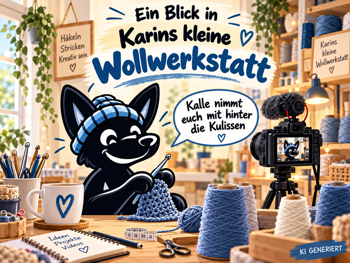 Ein kleiner Einblick in Karins kleine Wollwerkstatt