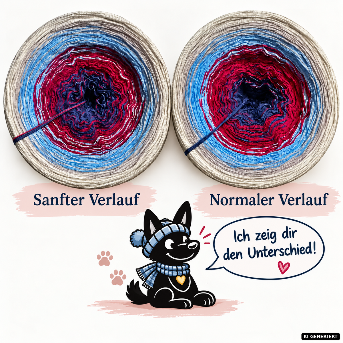 Sanfter Verlauf oder klassischer Farbverlauf – was ist der Unterschied?