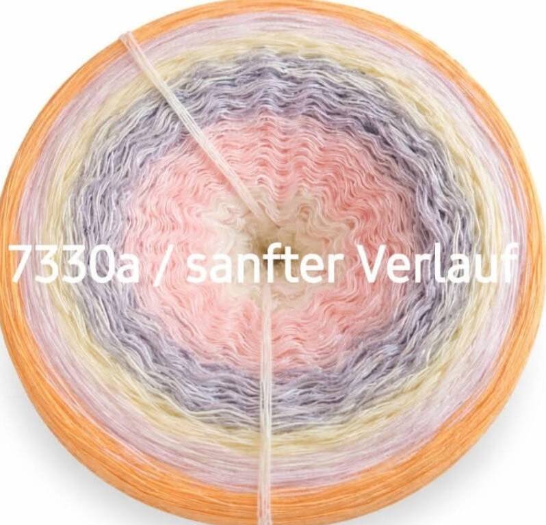 Hoppedopser - Pastellwirbel - 7330 - Bobbel mit Farbverlauf - 3, 4 oder 5 Fäden, auch als Pullover- oder Decken Set