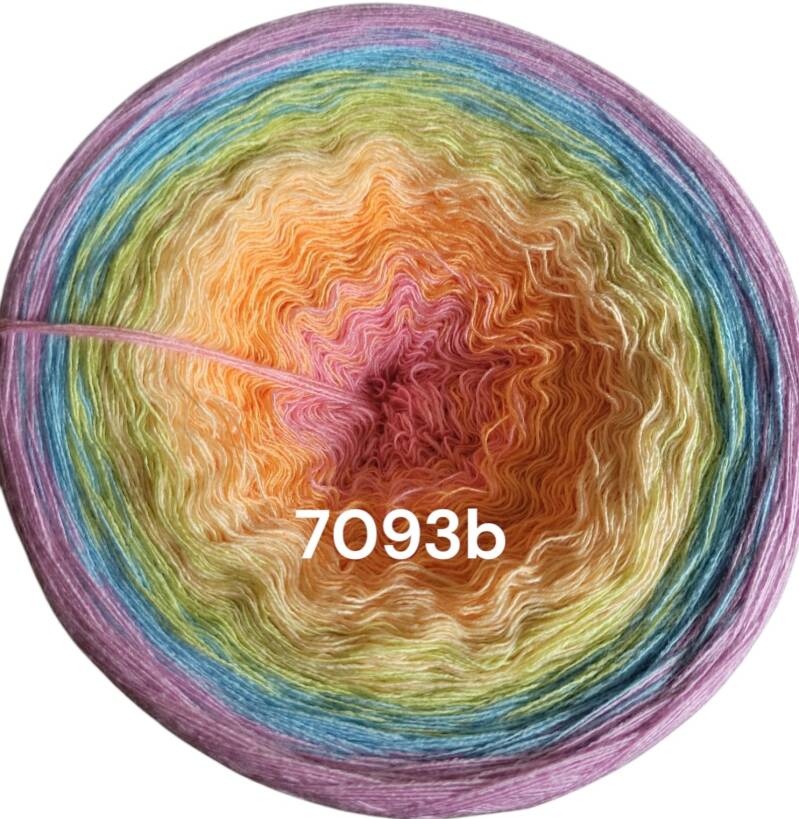 Frühlingserwachen - Frühlingswiese 2025 - 7093 - Bobbel mit Farbverlauf - 3, 4 oder 5 Fäden, auch als Pullover- oder Decken Set