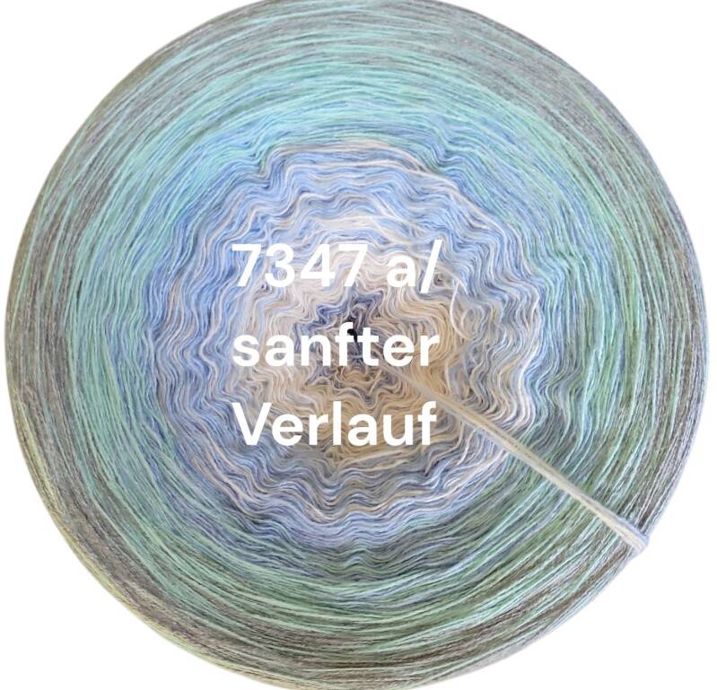 Over the Rainbow - 7347 - Bobbel mit Farbverlauf - 3, 4 oder 5 Fäden, auch als Pullover- oder Decken Set