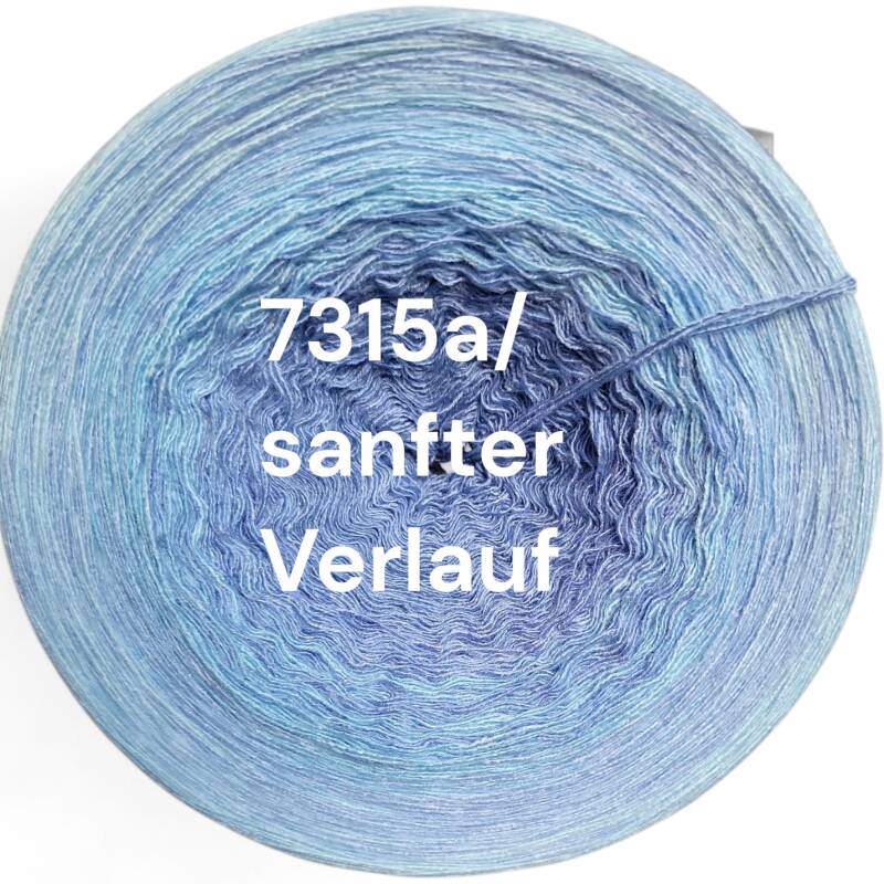 Himmel / Wolken - Blue dove - 7315 - Bobbel mit Farbverlauf - 3, 4 oder 5 Fäden, auch als Pullover- oder Decken Set