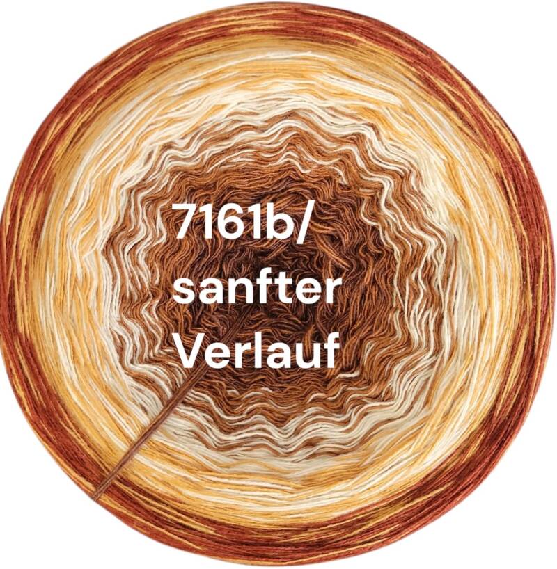 Herbstfeuer - Roasted Chestnut - 7161  - Bobbel mit Farbverlauf - 3, 4 oder 5 Fäden, auch als Pullover- oder Decken Set