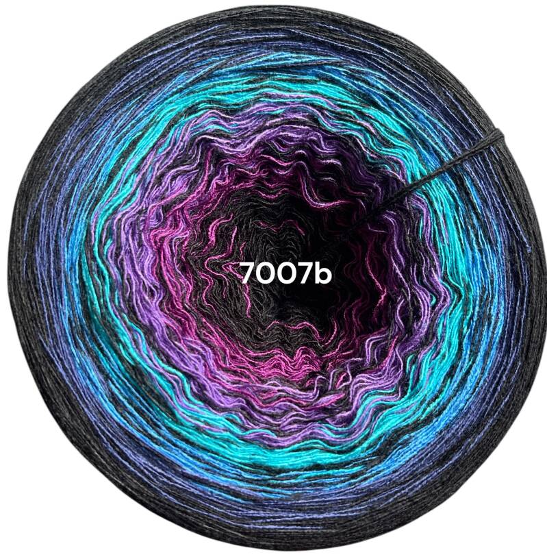 Sterne / Nacht / Weltall - Starlight 2.0 - 7007 - Bobbel,  Pullover- oder Deckenset mit Farbverlauf - 3, 4 oder 5 Fäden