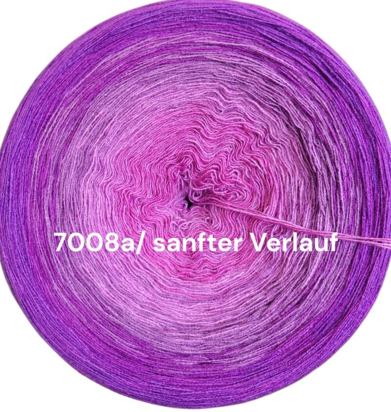 Himmel / Wolken - Lila Wolken - 7008 - Bobbel mit Farbverlauf - 3, 4 oder 5 Fäden, auch als Pullover- oder Decken Set
