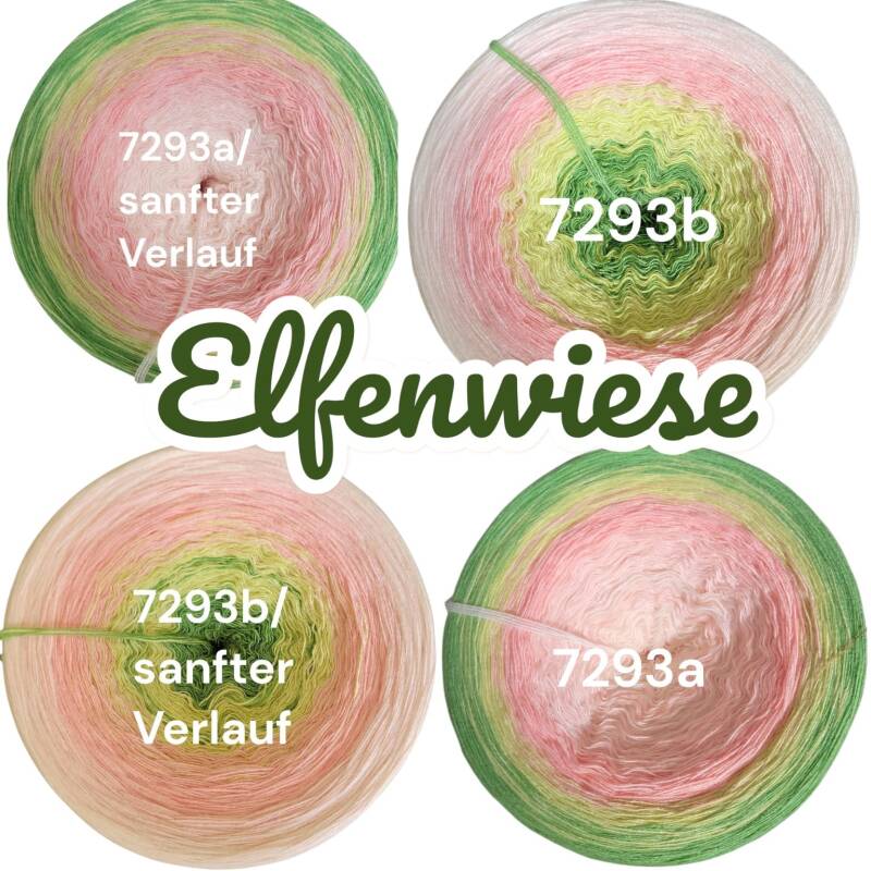 Fantasy & Zauberwelten - Elfenwiese - 7293 - Bobbel mit Farbverlauf - 3, 4 oder 5 Fäden, auch als Pullover- oder Decken Set