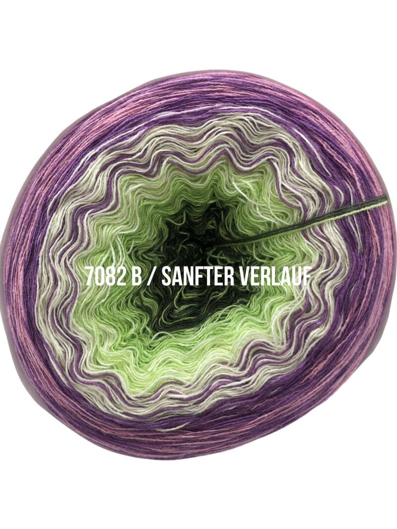 Blütenzauber - Seerose - 7082 - Bobbel mit Farbverlauf - 3, 4 oder 5 Fäden, auch als Pullover- oder Decken Set