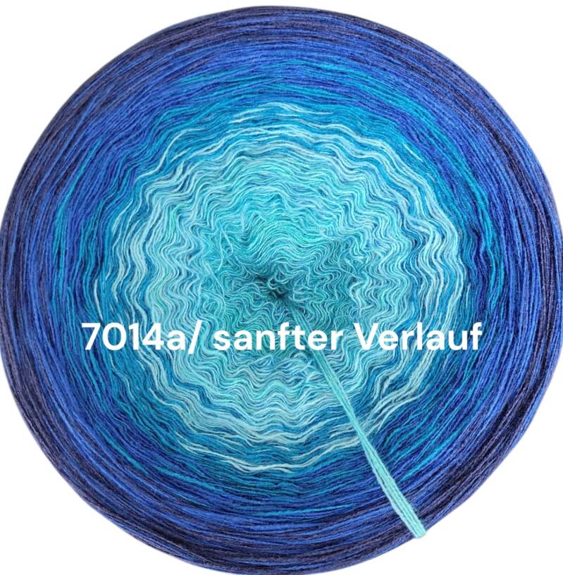 Inseln / Urlaub / Reiseorte - Santorini - 7014 - Bobbel,  Pullover- oder Deckenset mit Farbverlauf - 3, 4 oder 5 Fäden