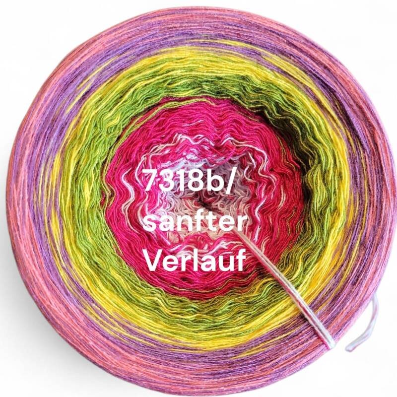 Fantasy & Zauberwelten - Sommerfeenkuss - 7318 - Bobbel mit Farbverlauf - 3, 4 oder 5 Fäden, auch als Pullover- oder Decken Set