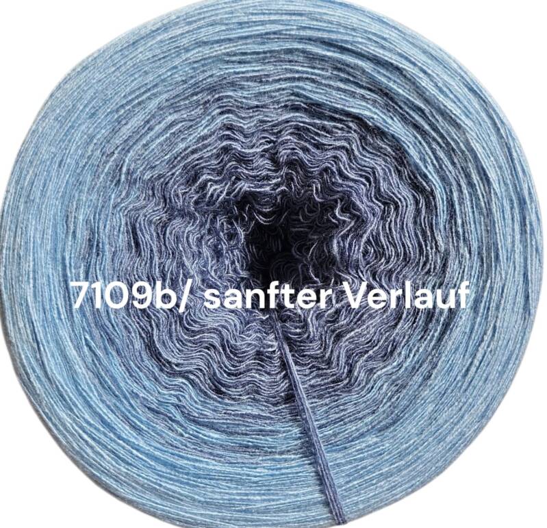 Edelsteine - Saphir - 7109 - Bobbel mit Farbverlauf - 3, 4 oder 5 Fäden, auch als Pullover- oder Decken Set