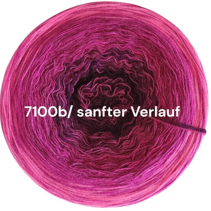 Magenta Magic - 7100 - Bobbel mit Farbverlauf - 3, 4 oder 5 Fäden, auch als Pullover- oder Decken Set
