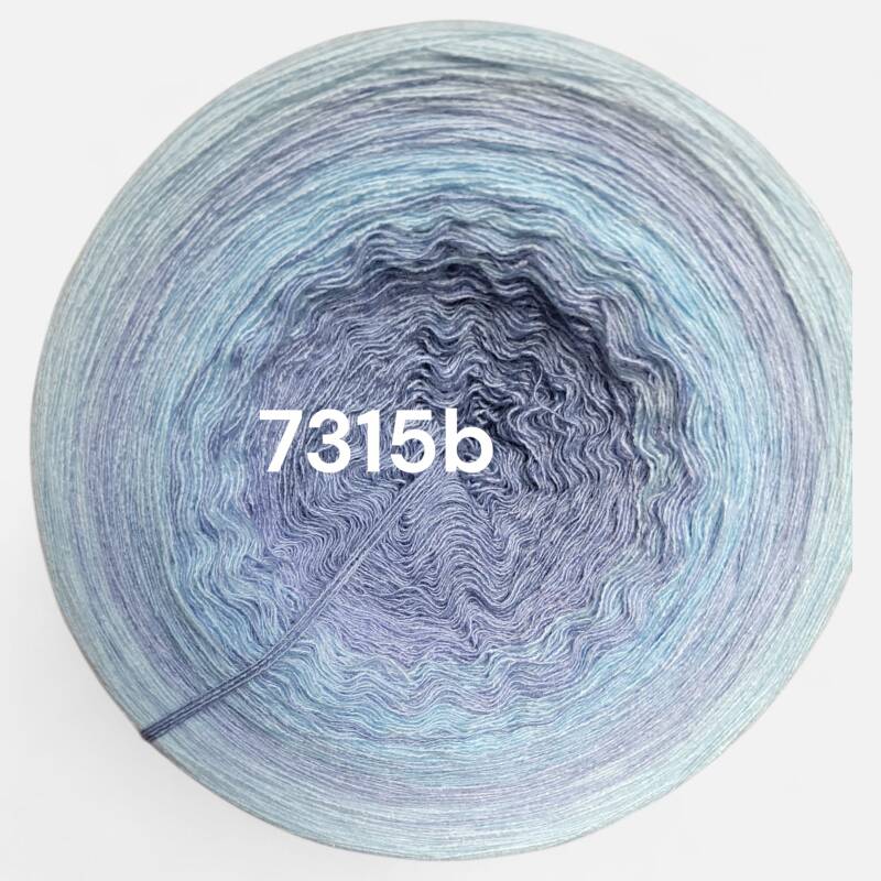 Himmel / Wolken - Blue dove - 7315 - Bobbel mit Farbverlauf - 3, 4 oder 5 Fäden, auch als Pullover- oder Decken Set