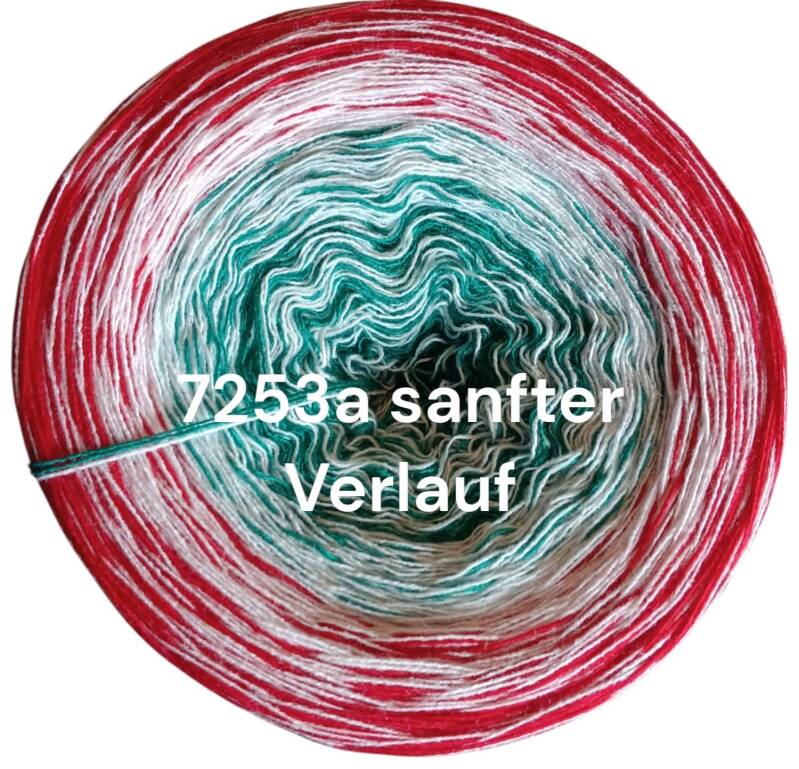 Advent & Weihnachten - Weihnachtsstern - 7253 - Bobbel mit Farbverlauf - 3, 4 oder 5 Fäden, auch als Pullover- oder Decken Set