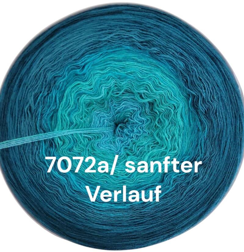 Küste & Meer - Blue flame 2025 - 7072 - Bobbel mit Farbverlauf - 3, 4 oder 5 Fäden, auch als Pullover- oder Decken Set