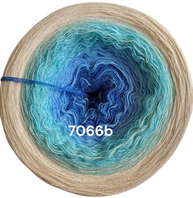 Winter / Eis / Schnee - Arktis - 7066 - Bobbel mit Farbverlauf - 3, 4 oder 5 Fäden, auch als Pullover- oder Decken Set