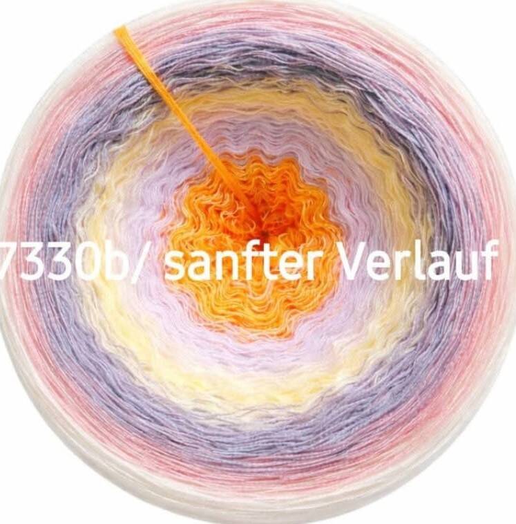 Hoppedopser - Pastellwirbel - 7330 - Bobbel mit Farbverlauf - 3, 4 oder 5 Fäden, auch als Pullover- oder Decken Set