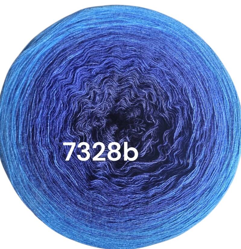 Küste & Meer - Atlantik - 7328 - Bobbel mit Farbverlauf - 3, 4 oder 5 Fäden, auch als Pullover- oder Decken Set