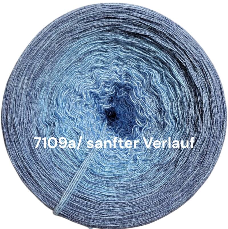 Edelsteine - Saphir - 7109 - Bobbel mit Farbverlauf - 3, 4 oder 5 Fäden, auch als Pullover- oder Decken Set