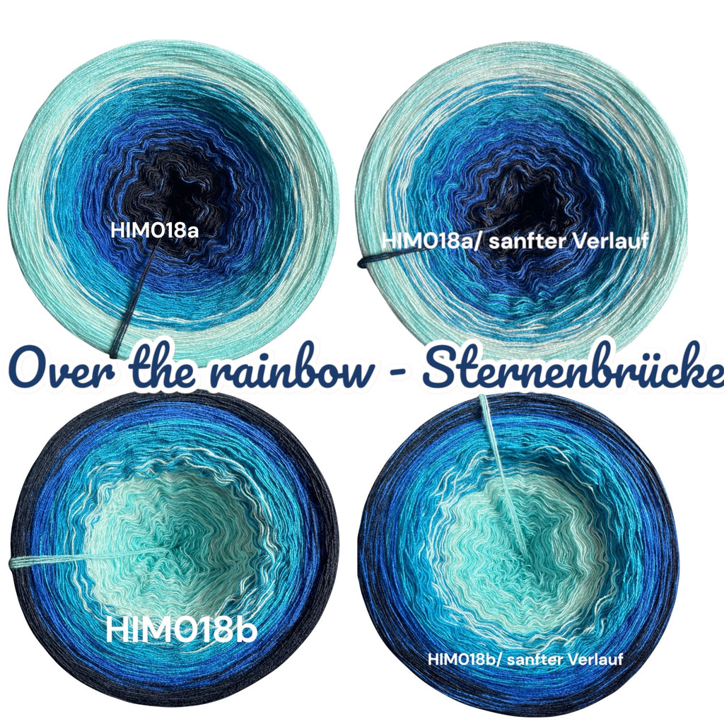 Over the Rainbow - Sternenbrücke - HIM018 - Bobbel mit Farbverlauf - 3, 4 oder 5 Fäden, auch als Pullover- oder Decken Set