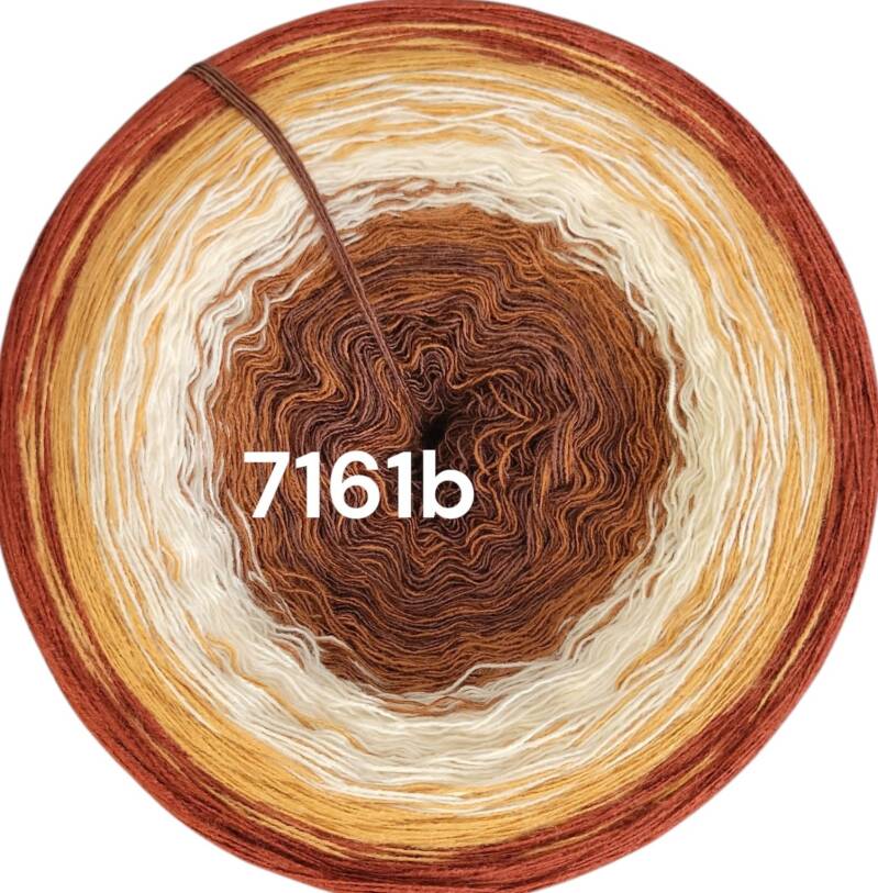 Herbstfeuer - Roasted Chestnut - 7161  - Bobbel mit Farbverlauf - 3, 4 oder 5 Fäden, auch als Pullover- oder Decken Set
