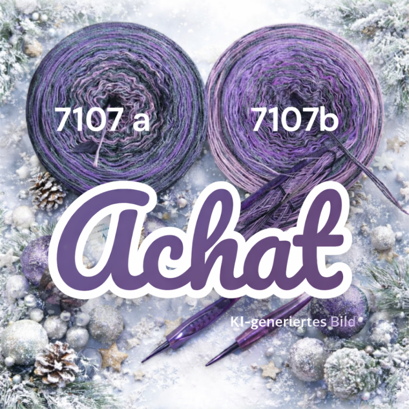 Edelsteine - Achat - 7107 - Bobbel mit Farbverlauf - 4 Fäden auch als Pullover- oder Decken Set