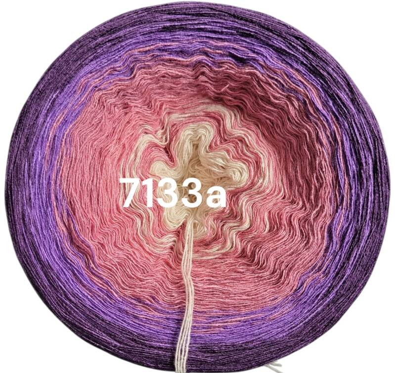 Blütenzauber - Anemone 2025 - 7133 - Bobbel mit Farbverlauf - 3, 4 oder 5 Fäden, auch als Pullover- oder Decken Set