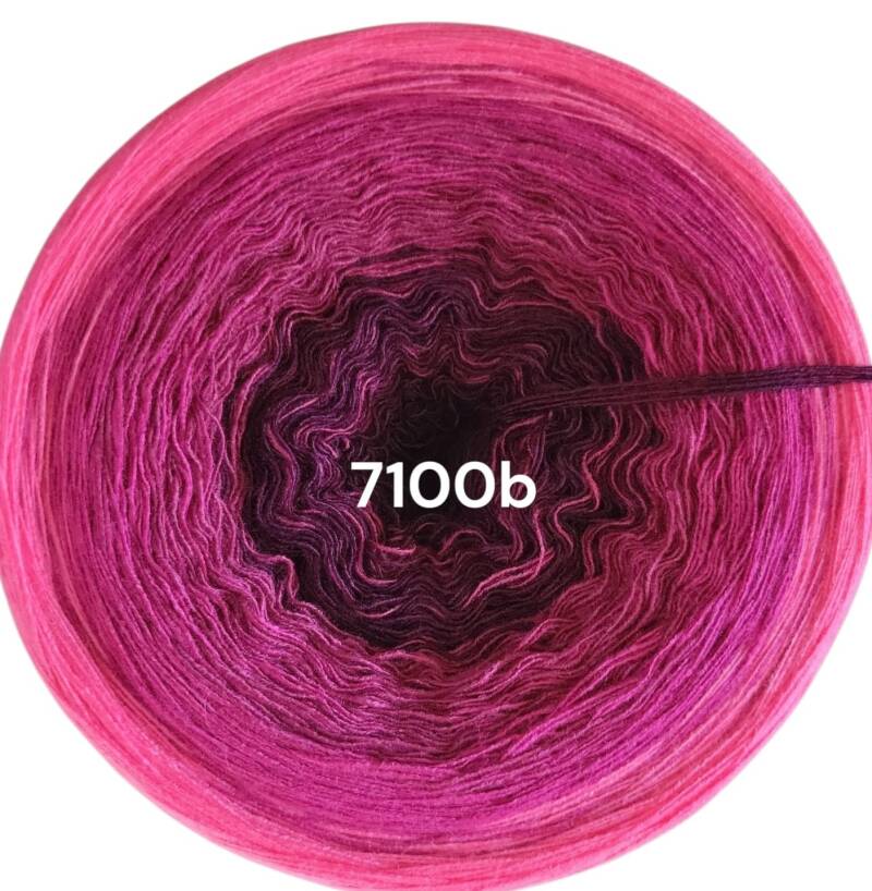 Magenta Magic - 7100 - Bobbel mit Farbverlauf - 3, 4 oder 5 Fäden, auch als Pullover- oder Decken Set