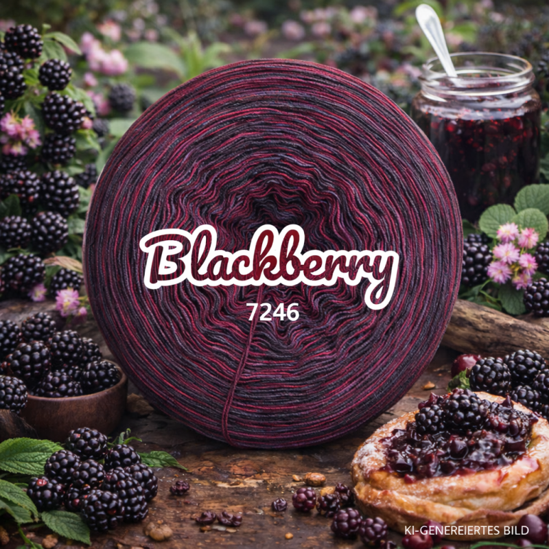 Beeren - Black berry - 7246 - 4 Fäden