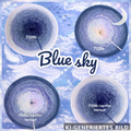 Himmel / Wolken - Blue Sky - 7129 - Bobbel mit Farbverlauf - 3, 4 oder 5 Fäden, auch als Pullover- oder Decken Set
