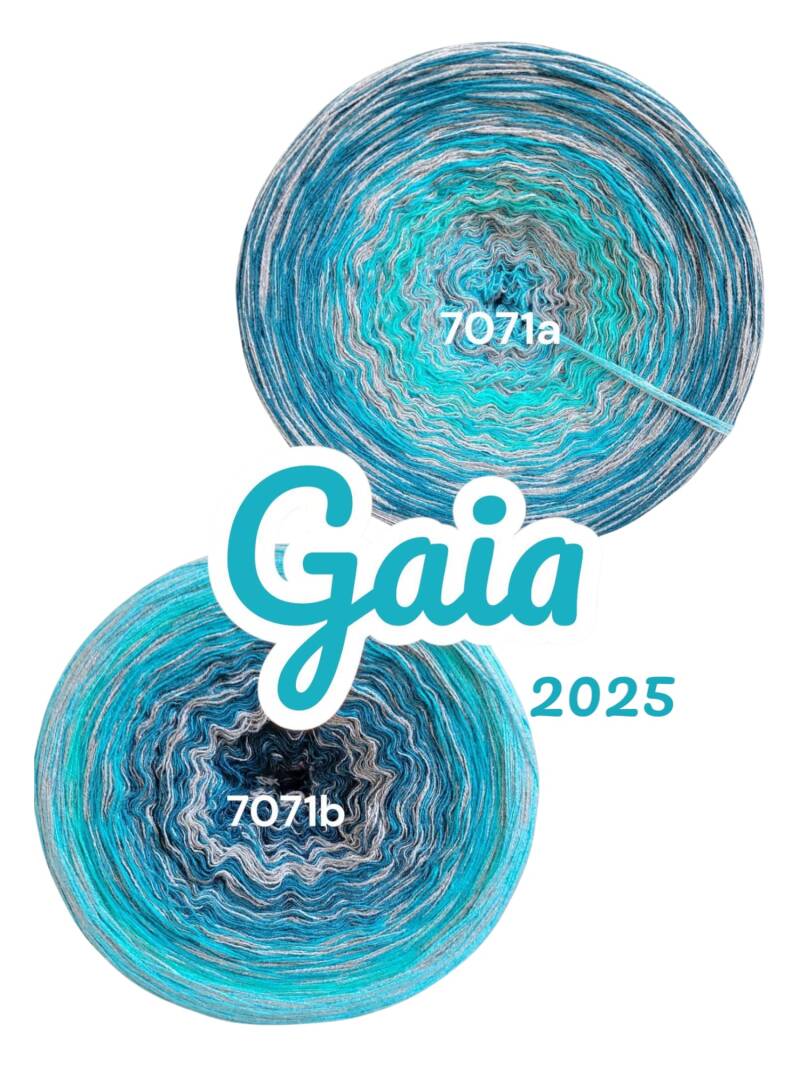 Wald / Natur - Gaia - 7071 - Bobbel mit Farbverlauf - 4 Fäden auch als Pullover- oder Decken Set