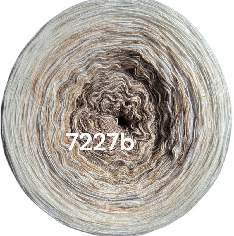 Schokolade / Kaffee / Süßes - Cappuccino - 7227 - Bobbel oder Pulloverset mit Farbverlauf - 4 Fäden