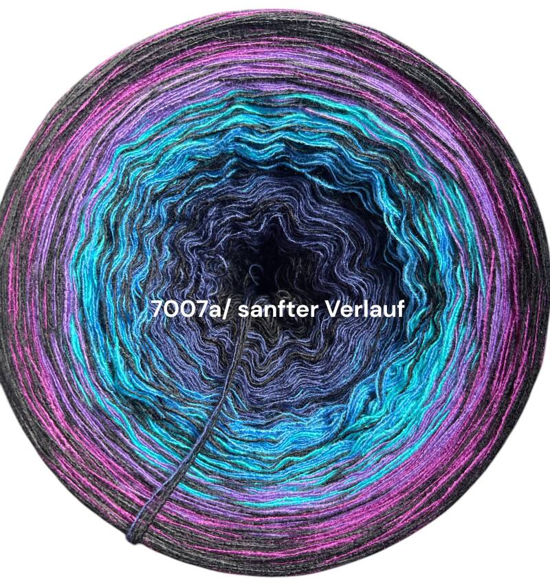 Sterne / Nacht / Weltall - Starlight 2.0 - 7007 - Bobbel,  Pullover- oder Deckenset mit Farbverlauf - 3, 4 oder 5 Fäden