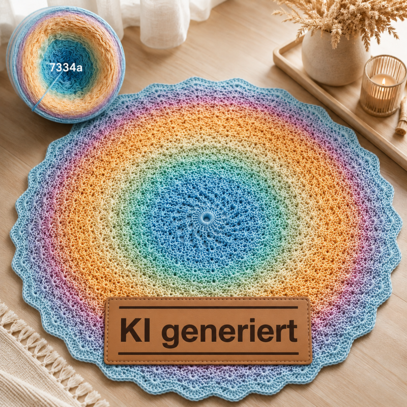 Himmel / Wolken - Pastellhimmel - 7334 - Bobbel mit Farbverlauf - 3, 4 oder 5 Fäden, auch als Pullover- oder Decken Set