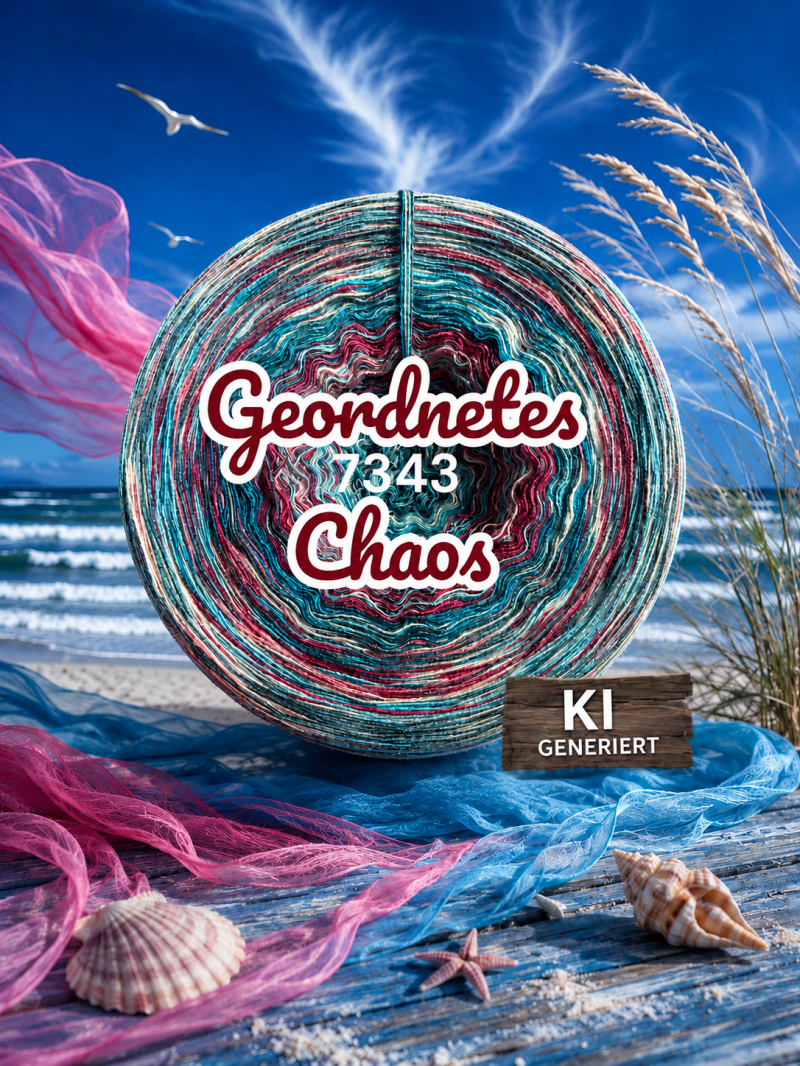 Geordnetes Chaos - 7343 - Bobbel Chaos mit Konzept - 4 Fäden, auch als Pullover- oder Decken Set