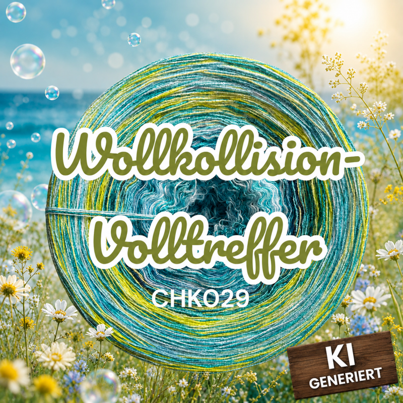 Wollkollision-Volltreffer - CHK029 - 4 Fäden, auch als Pullover- oder Decken Set