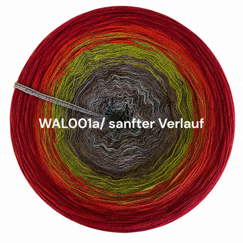 Fantasy & Zauberwelten - Wichtel - WAL001 - Bobbel mit Farbverlauf - 3, 4 oder 5 Fäden, auch als Pullover- oder Decken Set