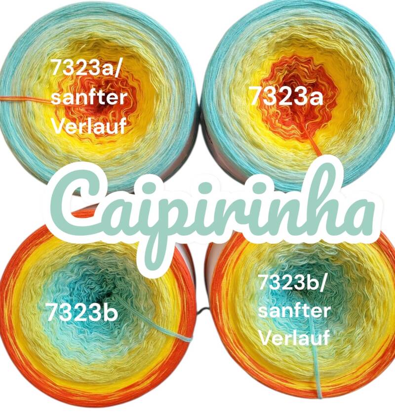 Malibu - Caipirinha - 7323 - Bobbel mit Farbverlauf - 3, 4 oder 5 Fäden, auch als Pullover- oder Decken Set