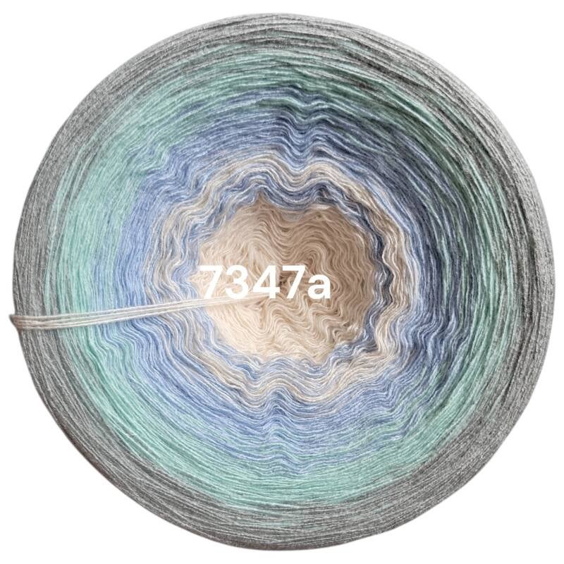 Over the Rainbow - 7347 - Bobbel mit Farbverlauf - 3, 4 oder 5 Fäden, auch als Pullover- oder Decken Set