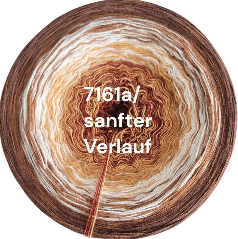 Herbstfeuer - Roasted Chestnut - 7161  - Bobbel mit Farbverlauf - 3, 4 oder 5 Fäden, auch als Pullover- oder Decken Set