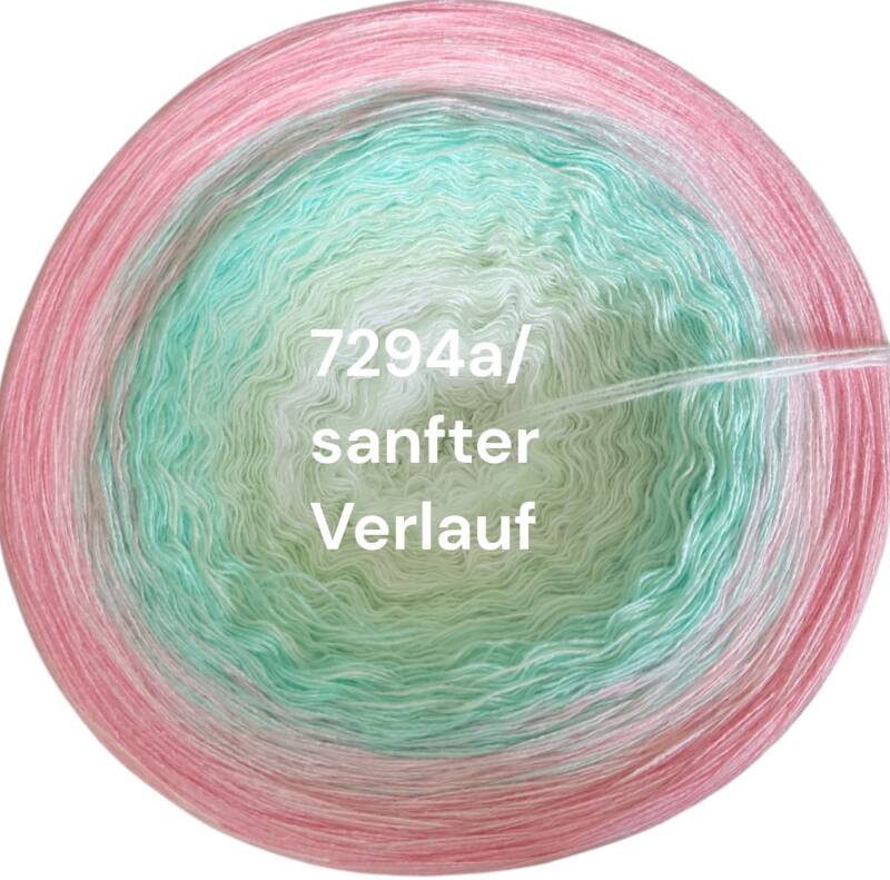 Blütenregen - 7294 - Bobbel mit Farbverlauf - 3, 4 oder 5 Fäden, auch als Pullover- oder Decken Set