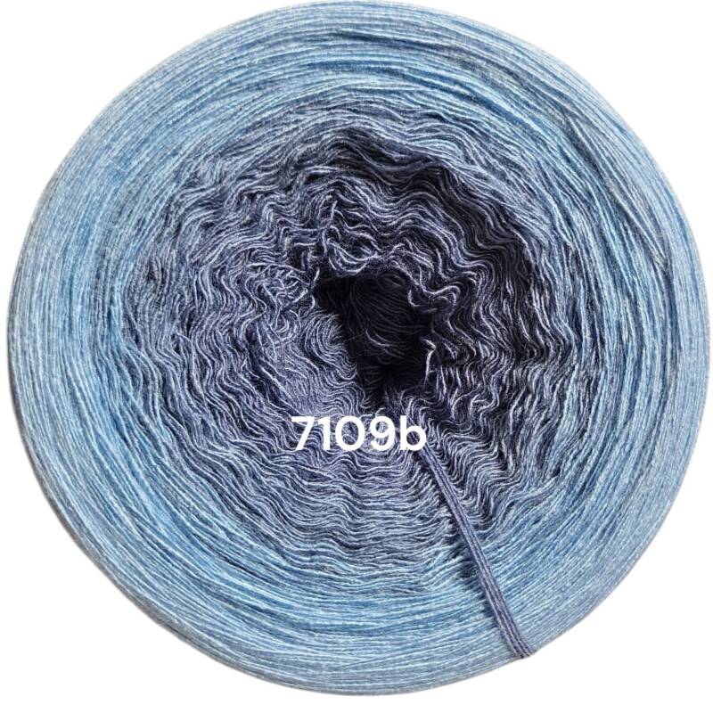 Edelsteine - Saphir - 7109 - Bobbel mit Farbverlauf - 3, 4 oder 5 Fäden, auch als Pullover- oder Decken Set