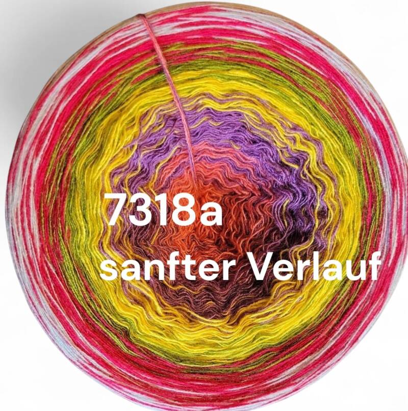 Fantasy & Zauberwelten - Sommerfeenkuss - 7318 - Bobbel mit Farbverlauf - 3, 4 oder 5 Fäden, auch als Pullover- oder Decken Set