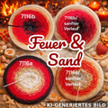 Höllenfeuer - Feuer & Sand - 7116 - Bobbel mit Farbverlauf - 3, 4 oder 5 Fäden, auch als Pullover- oder Decken Set