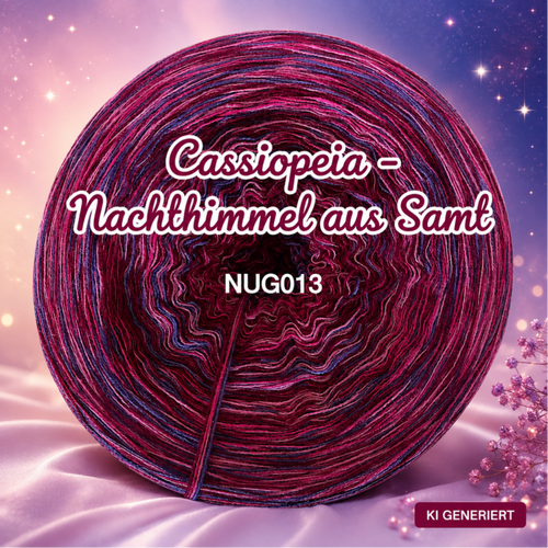 Cassiopeia - Nachthimmel aus Samt - NUG013 - 4 Fäden