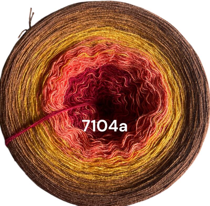 Sonne / Licht - Sonnenbraut 2024 - 7104 - Bobbel mit Farbverlauf - 3, 4 oder 5 Fäden, auch als Pullover- oder Decken Set