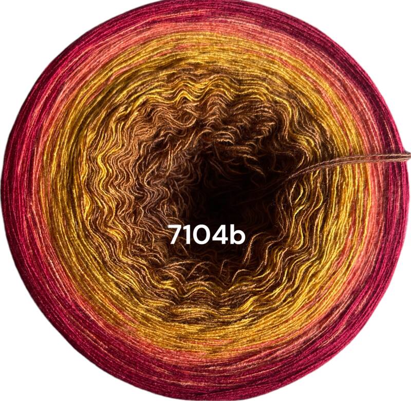 Sonne / Licht - Sonnenbraut 2024 - 7104 - Bobbel mit Farbverlauf - 3, 4 oder 5 Fäden, auch als Pullover- oder Decken Set