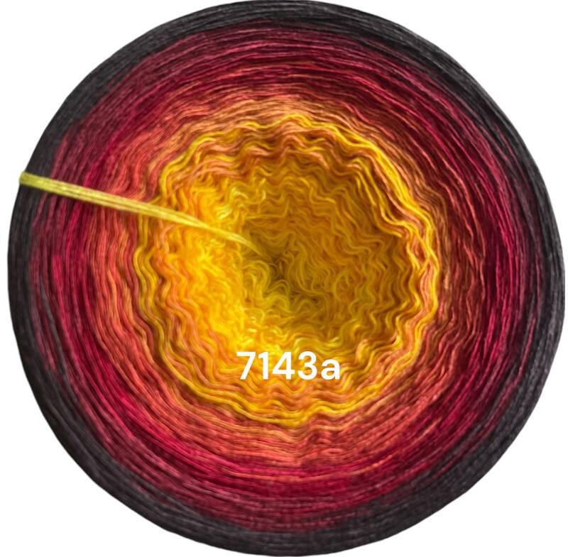 Höllenfeuer - Fire 2024 - 7143 - Bobbel, Pullover- oder Deckenset mit Farbverlauf - 3, 4 oder 5 Fäden