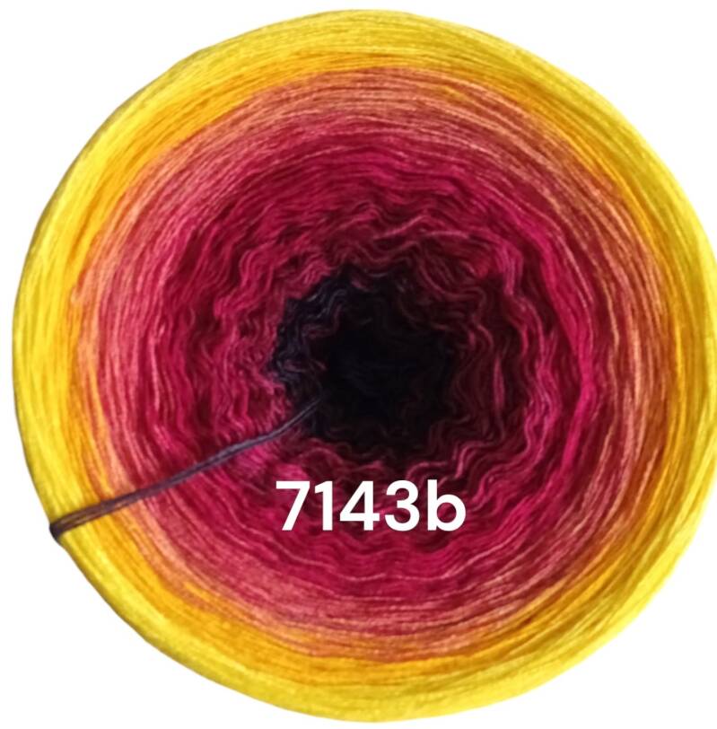 Höllenfeuer - Fire 2024 - 7143 - Bobbel, Pullover- oder Deckenset mit Farbverlauf - 3, 4 oder 5 Fäden