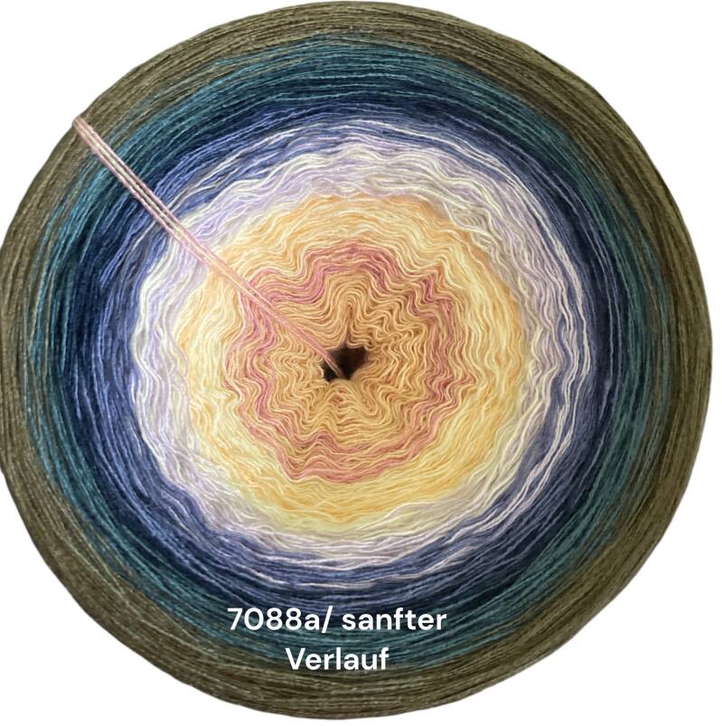 Fantasy & Zauberwelten - Irrlicht - 7088 - Bobbel mit Farbverlauf - 3, 4 oder 5 Fäden, auch als Pullover- oder Decken Set
