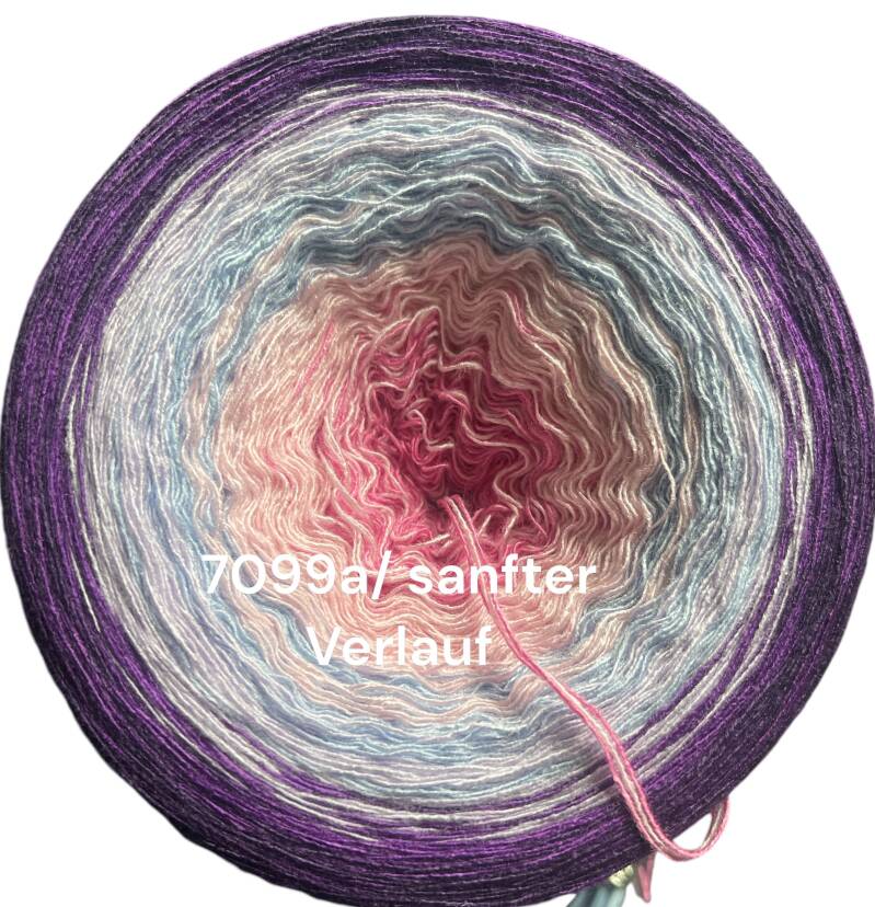 Kalahari - Rose of Jericho - 7099 - Bobbel mit Farbverlauf - 3, 4 oder 5 Fäden, auch als Pullover- oder Decken Set